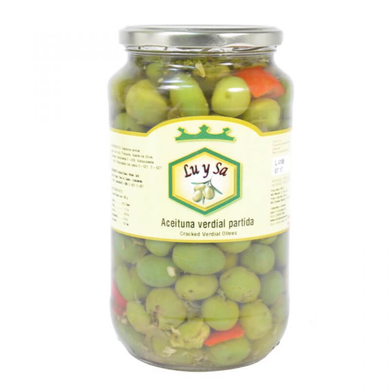 aceituna verdial machacada de Lu y Sa