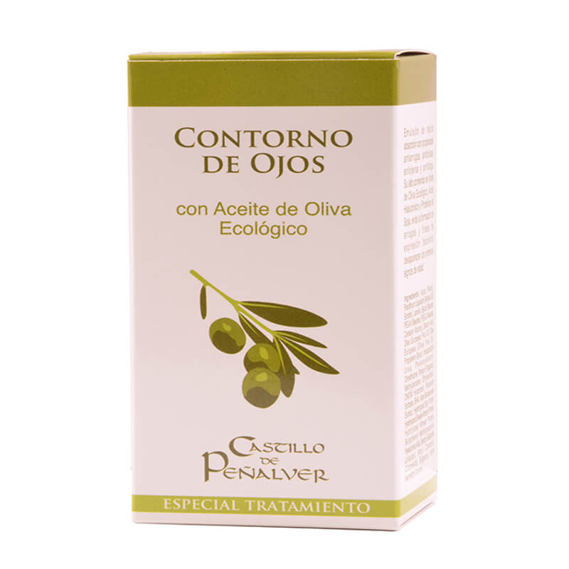 Eye contour with olive oil of Castillo de Peñalver