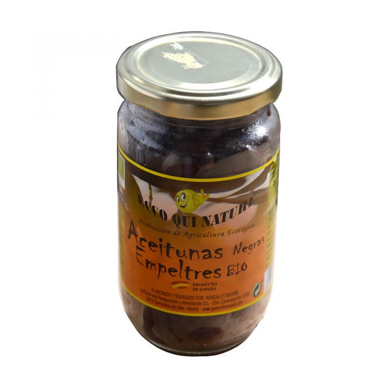 Aceituna negra empeltre de Ecco qui nature