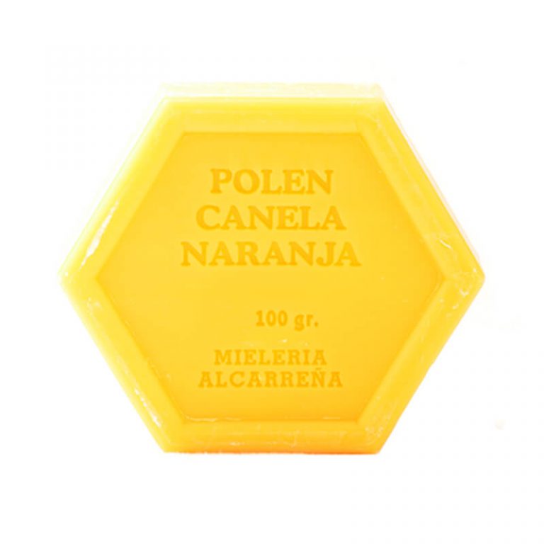 Jabón natural de polen y canela de Castillo de Peñalver
