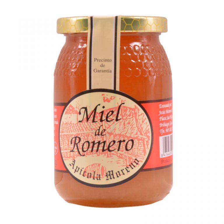 Miel cruda de romero Apícola Moreno.