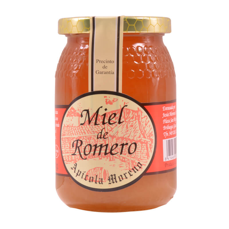 Miel cruda de romero Apícola Moreno.