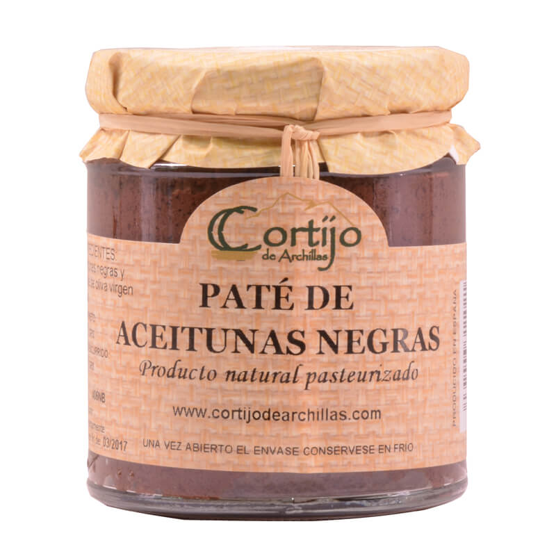 Paté de aceitunas negras de Cortijo de Archillas