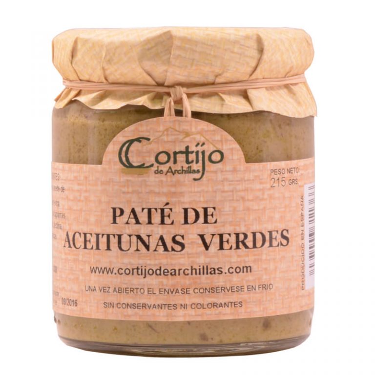 delicioso paté de aceitunas verdes del Cortijo de Archillas