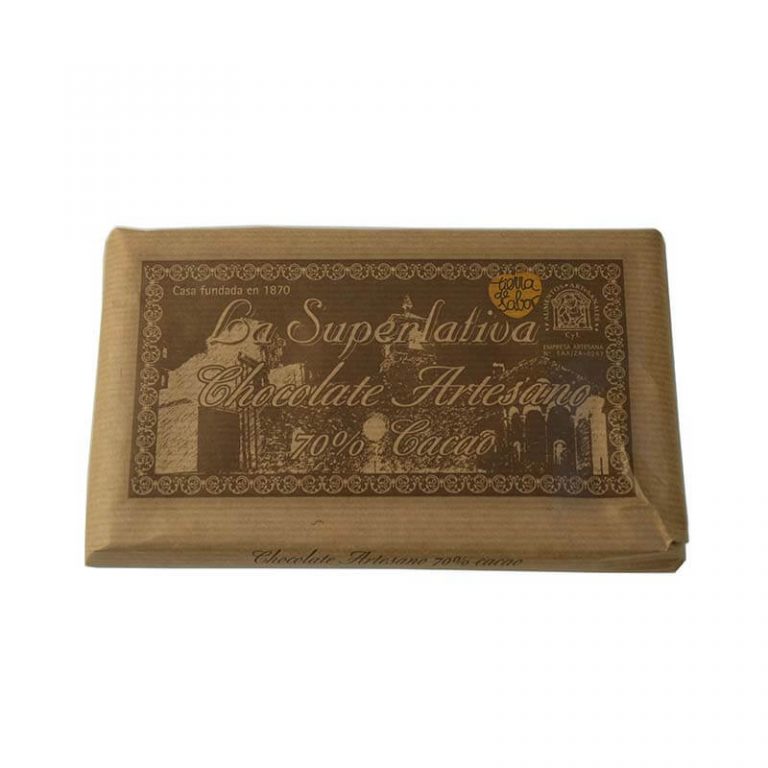 chocolate negro al 70 % de cacao de la Superlativs