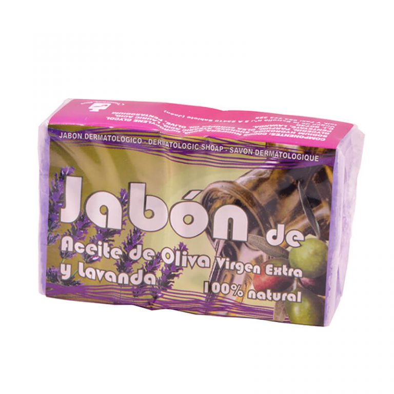 Jabón de AOVE y lavanda de Cosmética Olivo