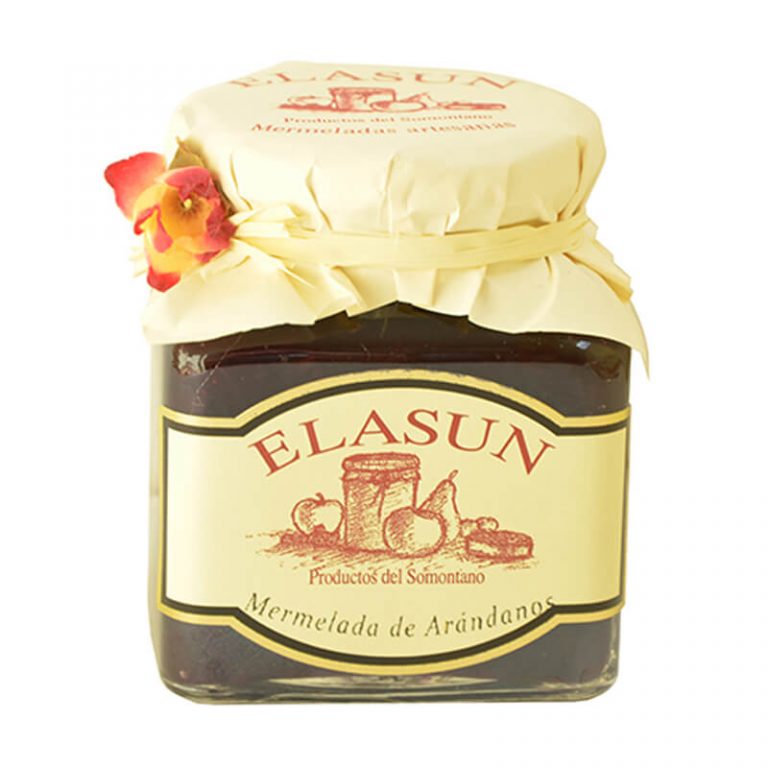mermelada de arándanos de Elasun