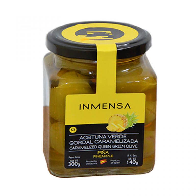 deliciosas aceitunas rellenas de piña de Inmensa