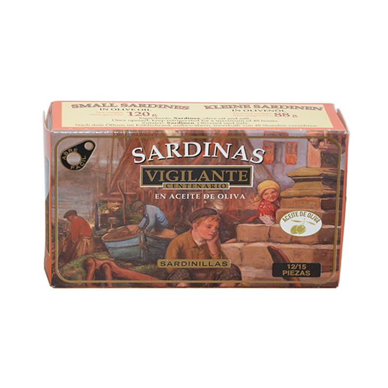 sardinas en aceite de oliva de Vigilante