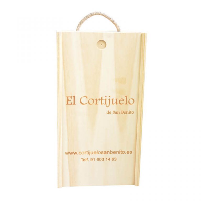 caja de madera para regalo