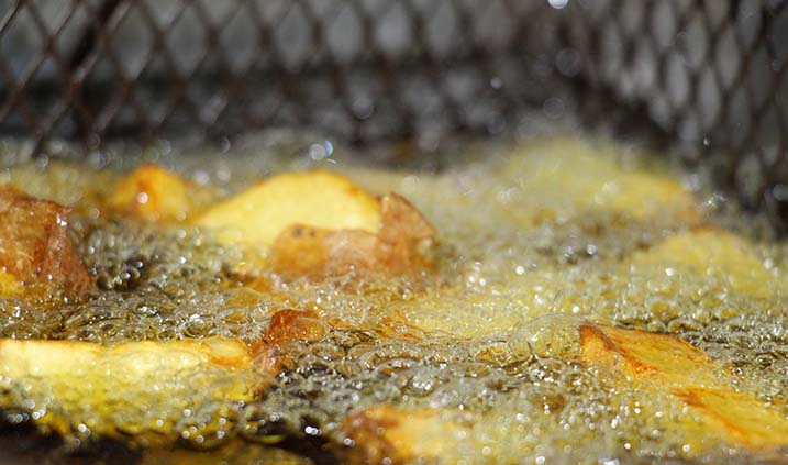 el mejor aceite para freir patatas