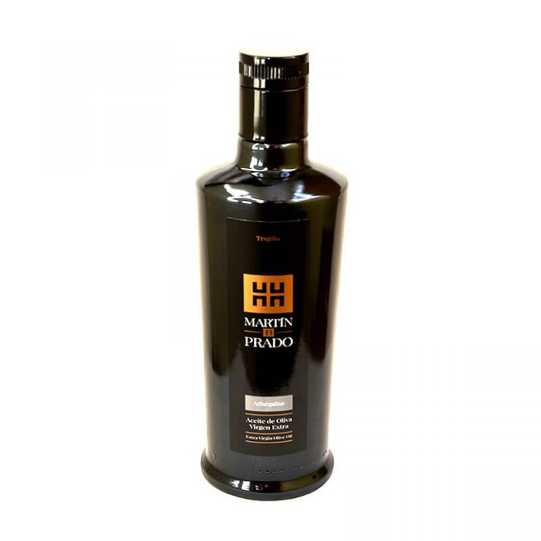 Botella de aceite de oliva Arbequina de Martin de Prado