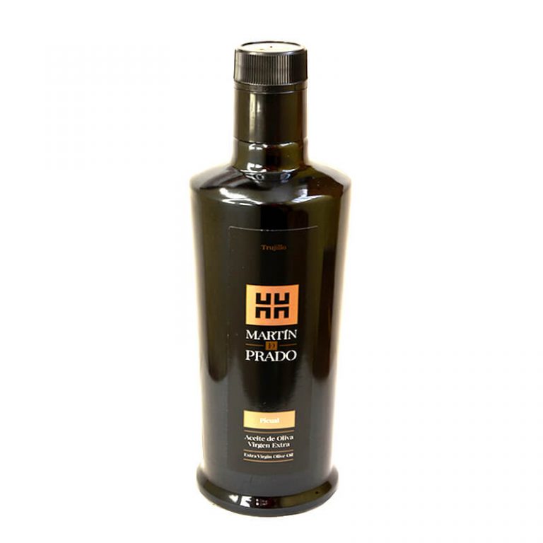 Botella de aceite de oliva picual de Martín de Prado