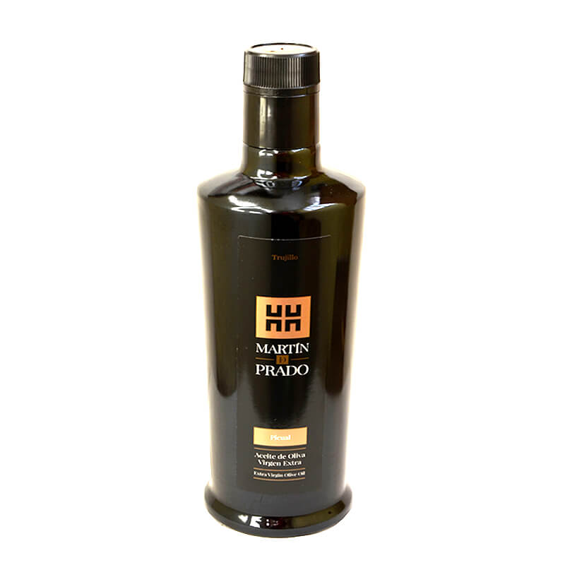 Botella de aceite de oliva picual de Martín de Prado