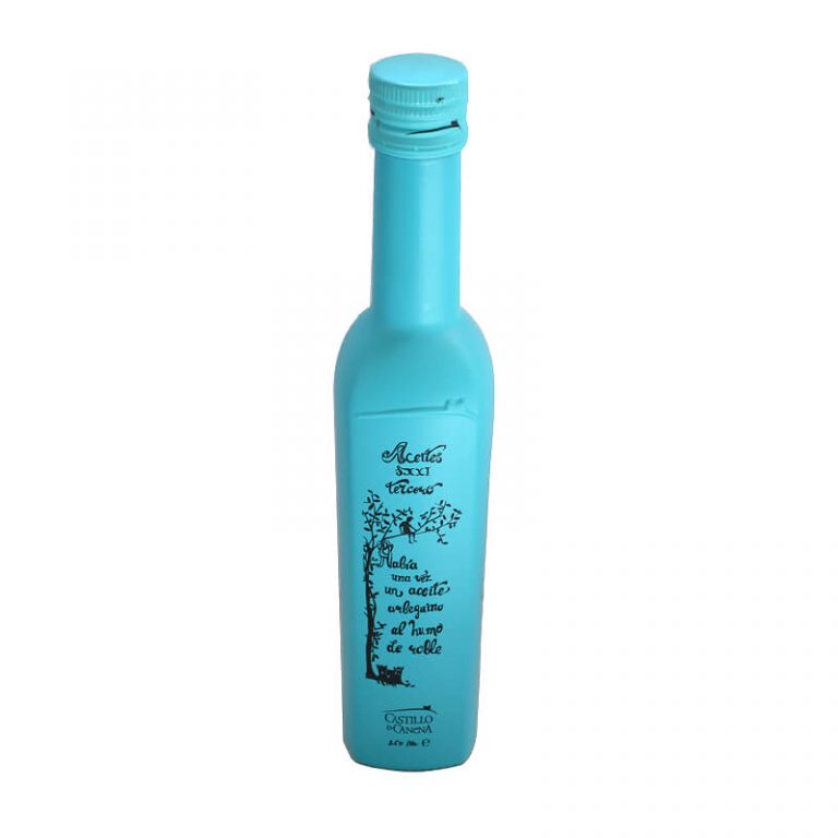 aceite deoliva virgen extra arbequino al humo de roble