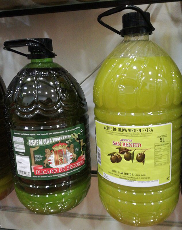 Aceite de oliva virgen extra congelado